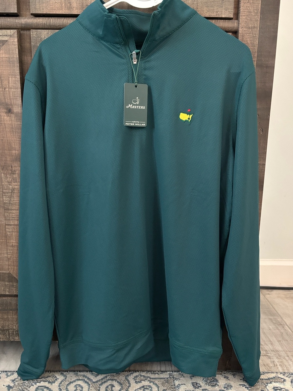NWT Peter Millar Masters Quarter-Zip Pullover with Masters Logo 2026